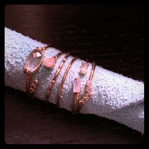 Anthropologie ring set - midi rings